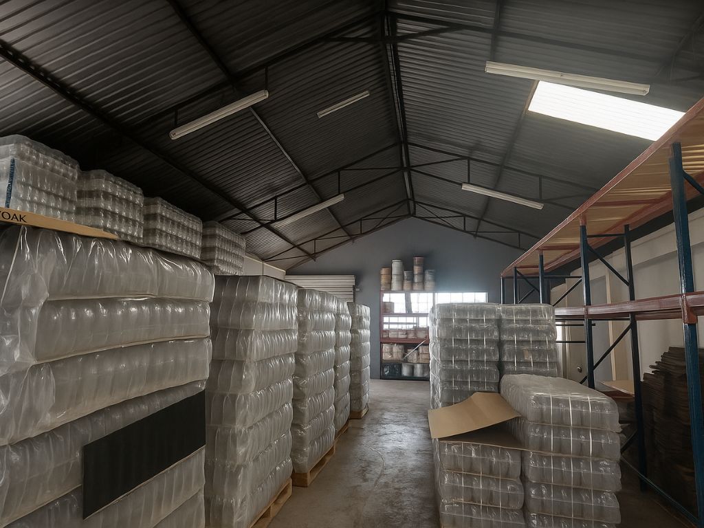 NEAT INDUSTRIAL UNIT WITH WAREHOUSE, MEZZANINE & OFFICES IDEAL FOR COUNTER SALES AND STORAGE
